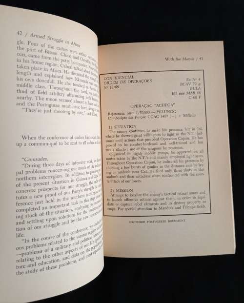 Armed Struggle in Africa: With the Guerrillas in `Portuguese` Guinea by Gérard Chaliand