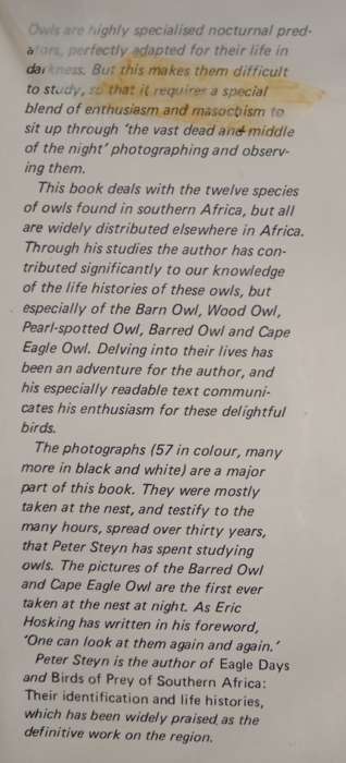 A Delight of Owls by Peter Steyn