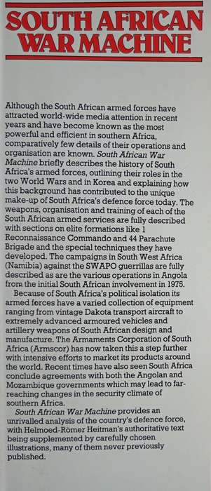 South African War Machine by Helmoed-Römer Heitman