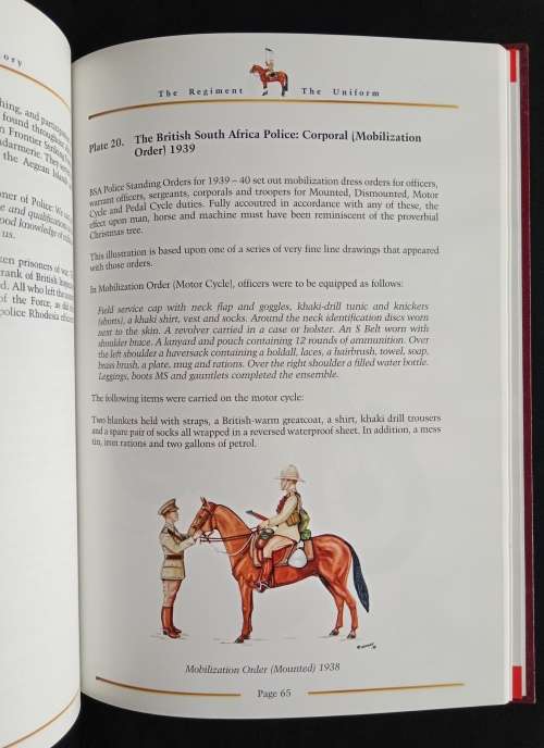 The Regiment: A History & the Uniforms of the British South Africa Police by Richard Hamley