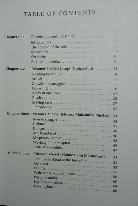 Plain Tales From Robben Island - Jan K Coetzee