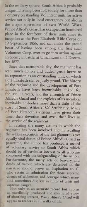 Prince Alfred`s Guard 1856-1966 by Neil Orpen