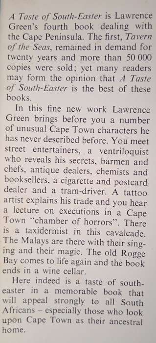 A Taste of South-Easter by Lawrence G. Green