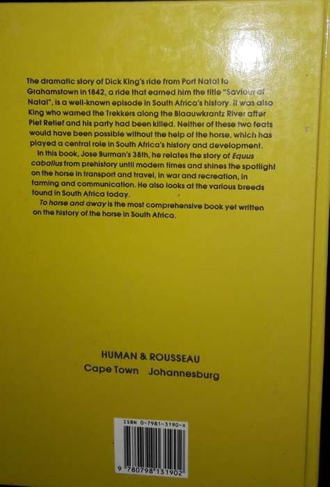 To Horse And Away - Jose Burman