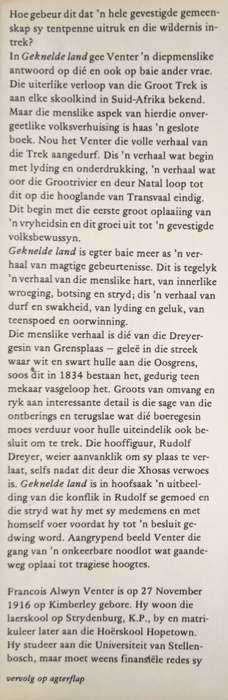 Geknelde Land by F. A. Venter