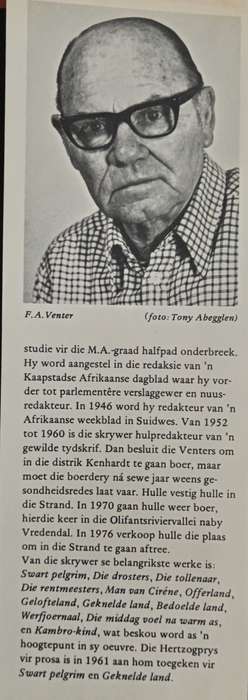 Geknelde Land by F. A. Venter
