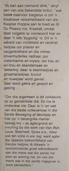 Kaapse Moppies by I. D. du Plessis