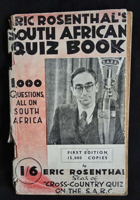 Eric Rosenthal`s South African Quiz Book by Eric Rosenthal