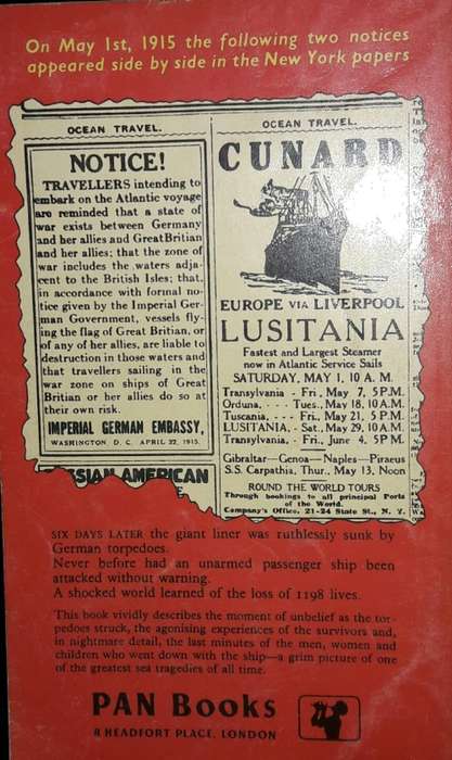 The Last Voyage Of The Lusitania - AA & M Hoehling