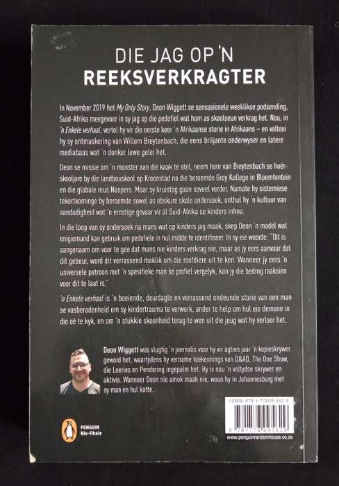 ń Enkele verhaal: Die Jag op ń Reeksverkragter by Deon Wiggett