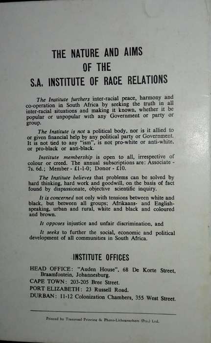 Fifty Years Of Union - Donald B Molteno Q.C.