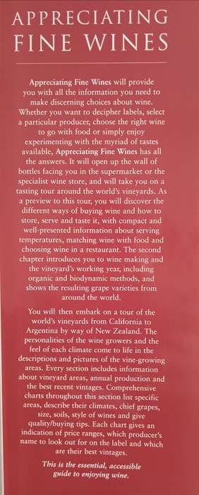 Appreciating Fine Wines by Jim Budd