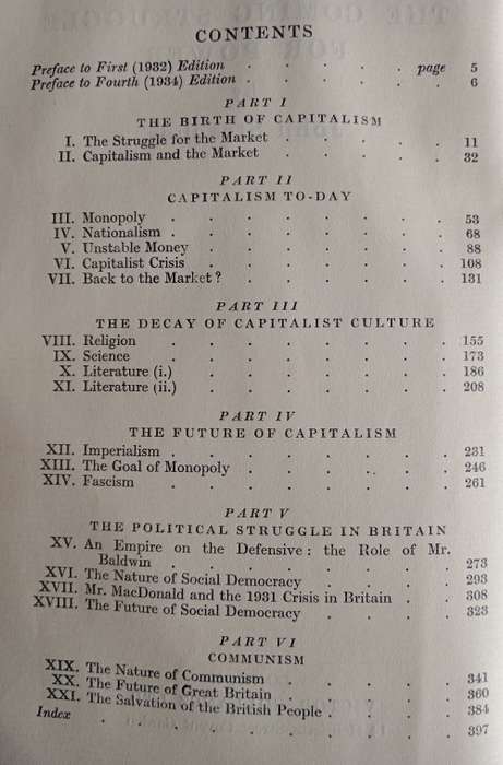 The Coming Struggle for Power by John Strachey