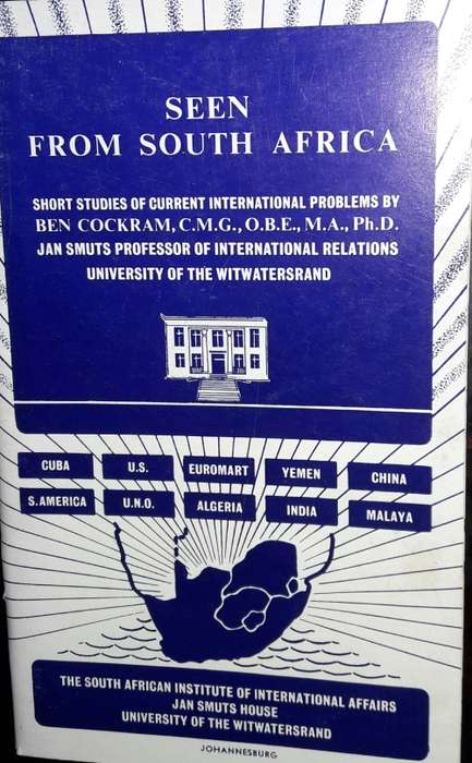 Seen From South Africa - Professor Ben Cockram