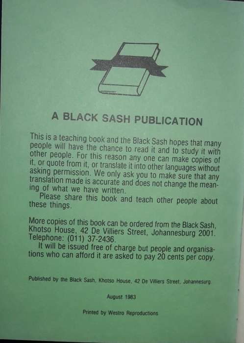 You And The Rikoto Case - Black Sash Publication