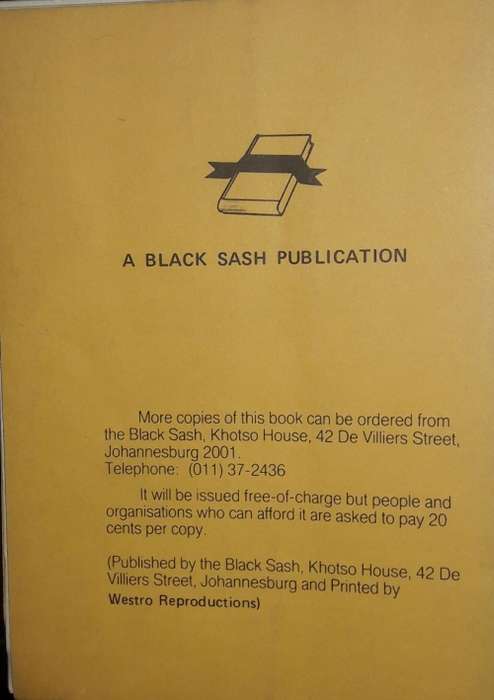You And The New Pass Laws -Black Sash