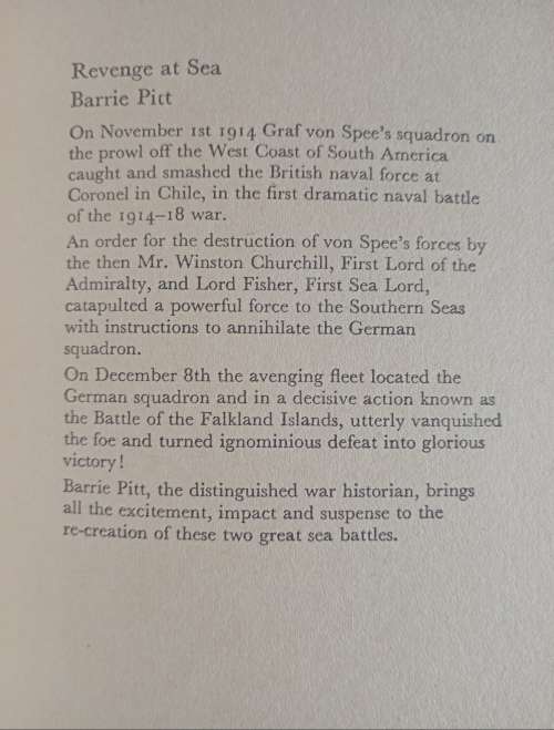 Revenge at Sea by Barrie Pitt