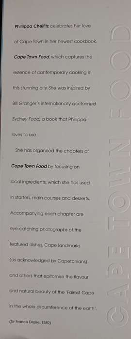 Cape Town Food by Phillipa Cheifitz