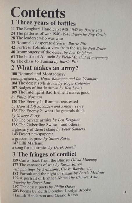 Alamein & the Desert War by Field-Marshal Viscount Montgomery of Alamein Len Deighton, & Others
