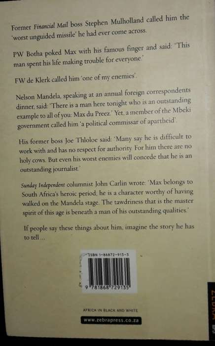 Pale Native - Memories Of A Renegade Reporter - Max Du Preez