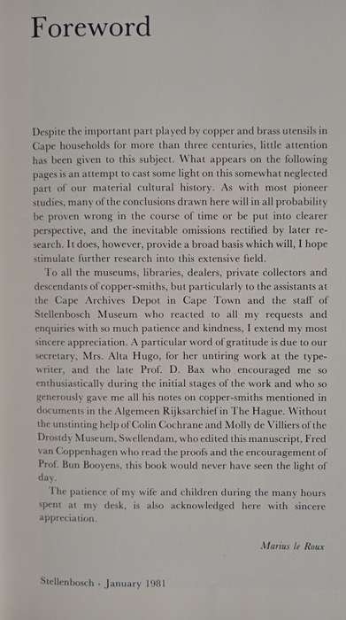The Cape Copper-Smith by Marius Le Roux