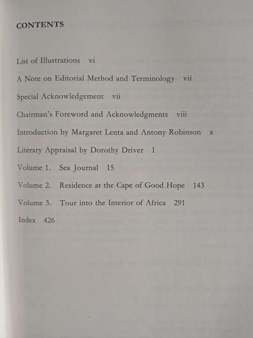 The Cape Journals of Lady Anne Barnard 1797-1798 Edited by A Lewin Robinson