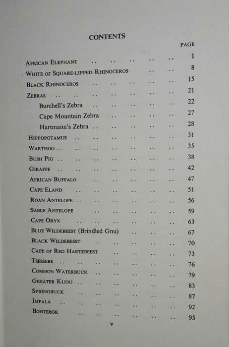 The Game Animals Of Southern Africa - C T Astley Maberly