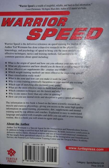 Warrior Speed - Ted Weimann