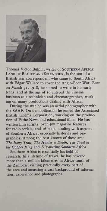 Southern Africa Land of Beauty & Splendour by T. V. Bulpin