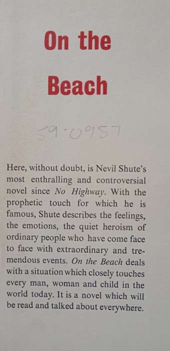 On The Beach by Nevil Shute