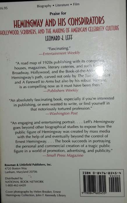 Hemingway And His Conspirators - Leonard J Leff