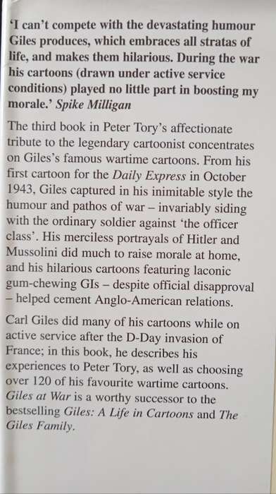 Giles at War by Peter Tory