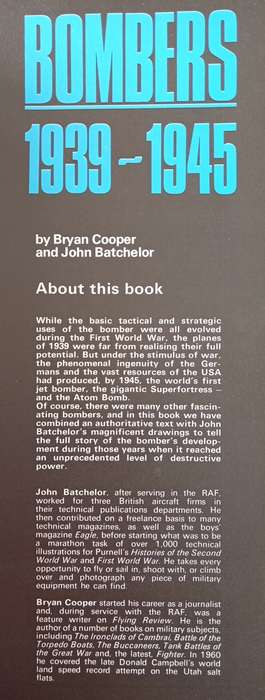 Purnell`s History of the World War Special Bombers 1939-1945 by Bryan Cooper & John Batchelor