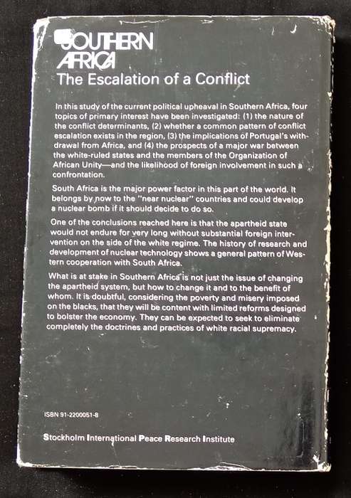 Southern Africa The Escalation of a Conflict A politico-military study