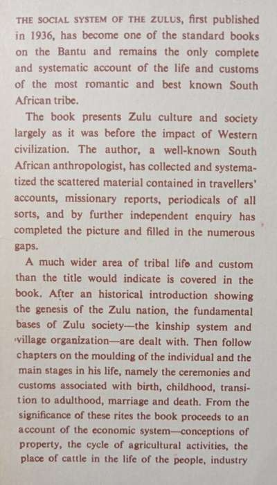 The Social System of the Zulus by Eileen Jensen Krige