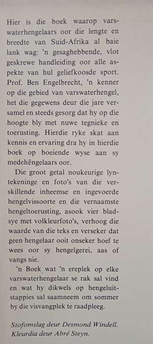 Varswaterhengel in Suider-Afrika by B J Engelbrecht