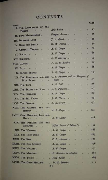 Sea Fishing - Volume XVII The Lonsdale Library
