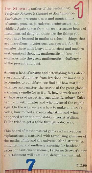Professor Stewart`s Hoard of Mathematical Treasures by Ian Stewart