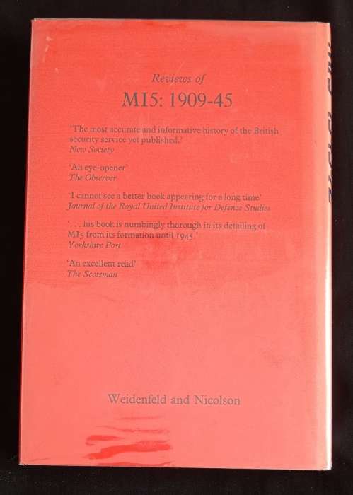 A Matter of Trust MI5 1945-72 by Nigel West