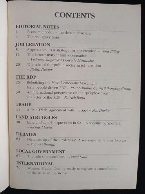 The African Communist Journal of the South African Communist Party