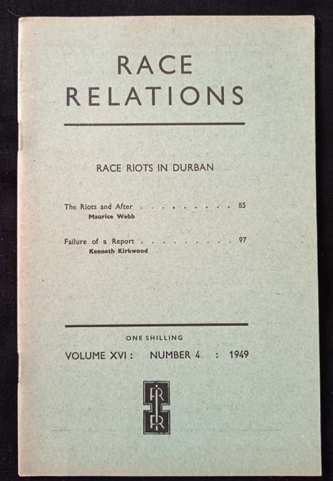 Race Relations Race Riots in Durban