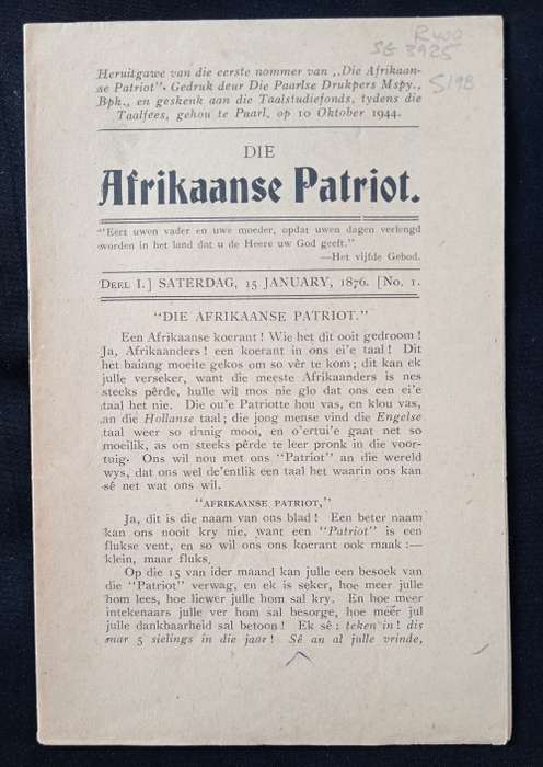 Die Afrikaanse Patriot