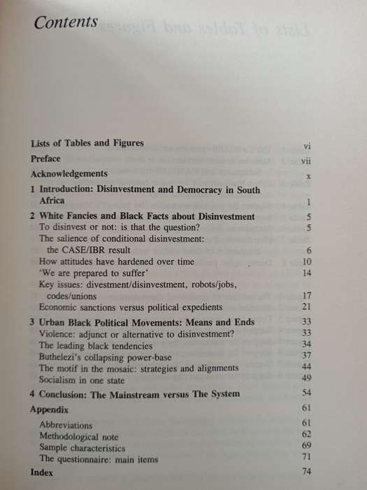 Disinvestment, The Struggle, & The Future by Mark Orkin
