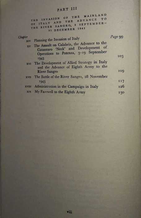 El Alamein To The River Sangro - Field-Marshal The Viscount Montgomery Of Alamein