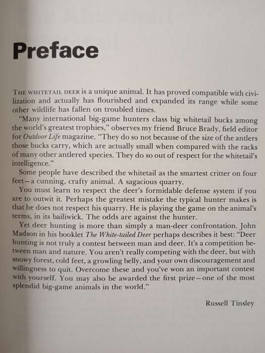 Hunting The Whitetail Deer by Russell Tinsley