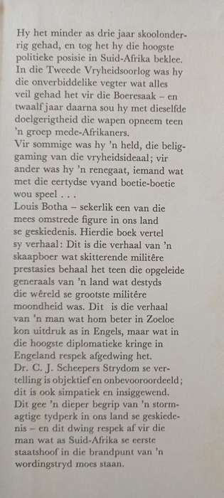 Held van Colenso Die Verhaal van genl Louis Botha by CJ Scheepers Strydom