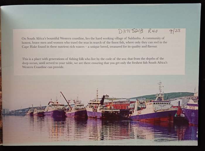 From Our Saldanha Home to Yours by Sea Harvest