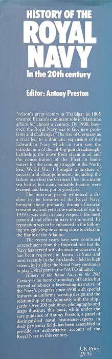 History of the Royal Navy in the 20th Century Edited by Antony Preston