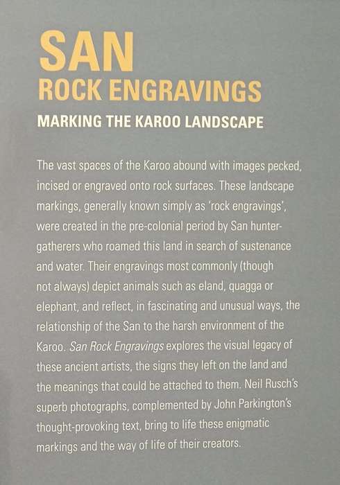 San Rock Engravings Marking the Karoo Landscape by Neil Rusch & John Parkington