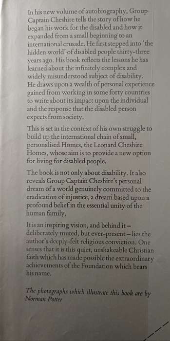 The Hidden World by Leonard Cheshire